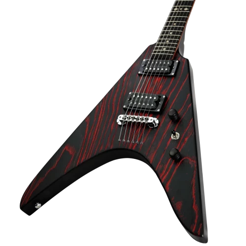 ギター ZEMAITIS ZVWA 22 Black flying V ZVWA22 Sandblasted Ash – Zemaitis Guitar Company