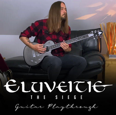 Rafael Salzmann guitar playthrough for the song "THE SIEGE" by Eluveitie