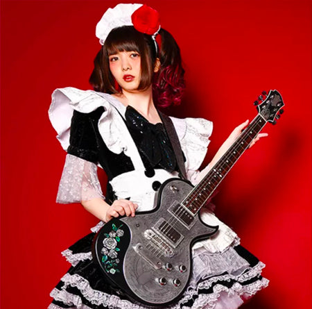 Band-Maid's Miku Kobato teams up with Zemaitis Guitars for stunningly intricate “Flappy Pigeon” signature model