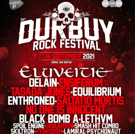 Durbuy Rock Festival: Headlined by Eluveitie has been pushed to September 2021