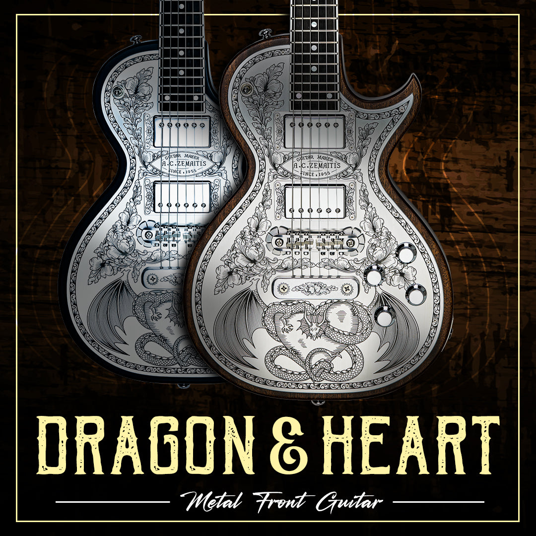 ZEMAITIS A24MF DRAGON & HEART 美品