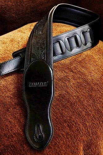Embossed Leather Strap with Logo